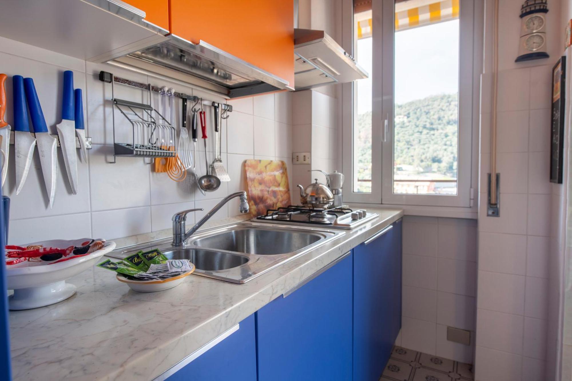 239 - Casa Del Sole Vista Mare Moneglia - 5Minuti A Piedi Dal Mare - Parcheggio Privato公寓 外观 照片