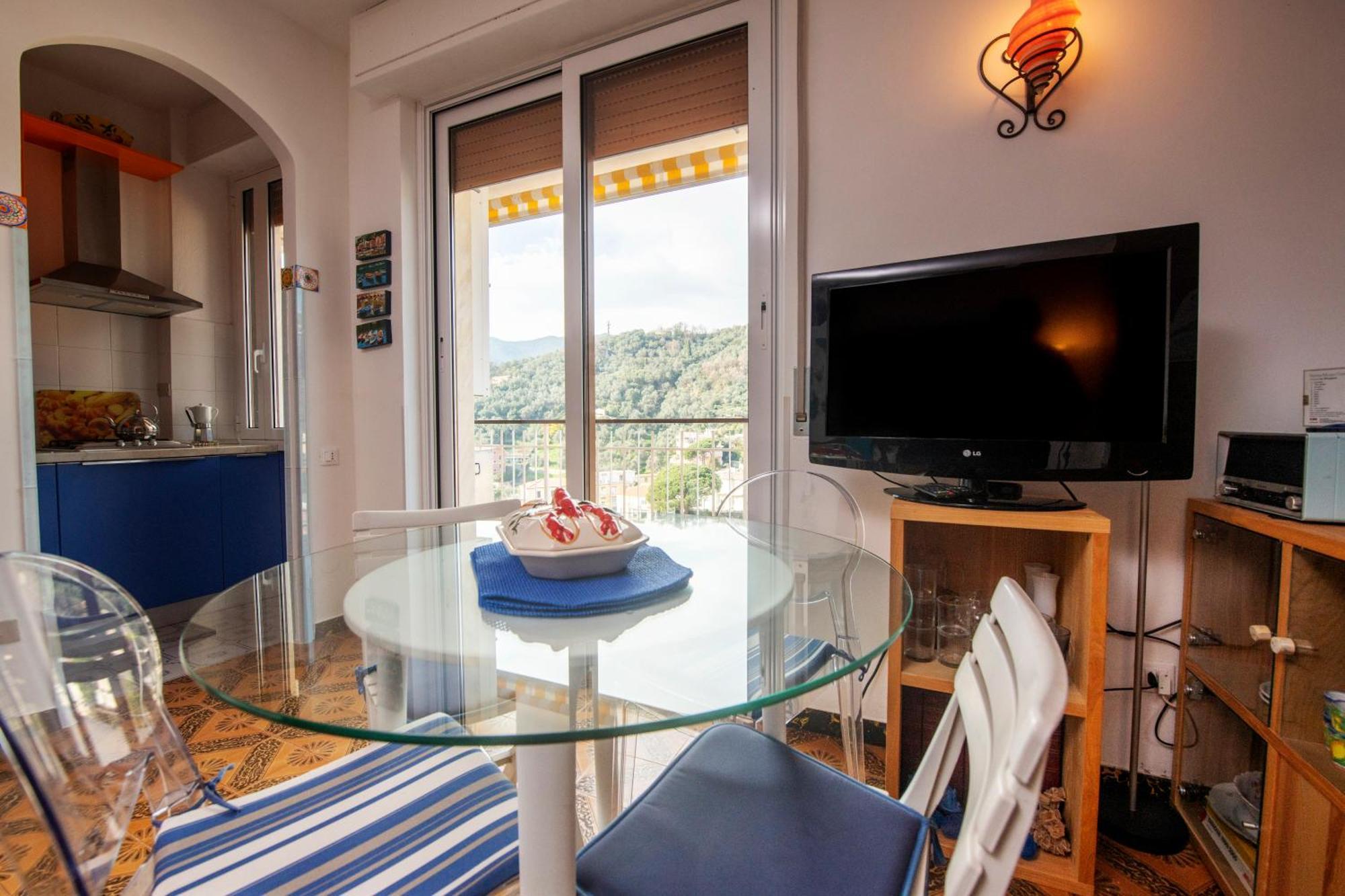239 - Casa Del Sole Vista Mare Moneglia - 5Minuti A Piedi Dal Mare - Parcheggio Privato公寓 外观 照片